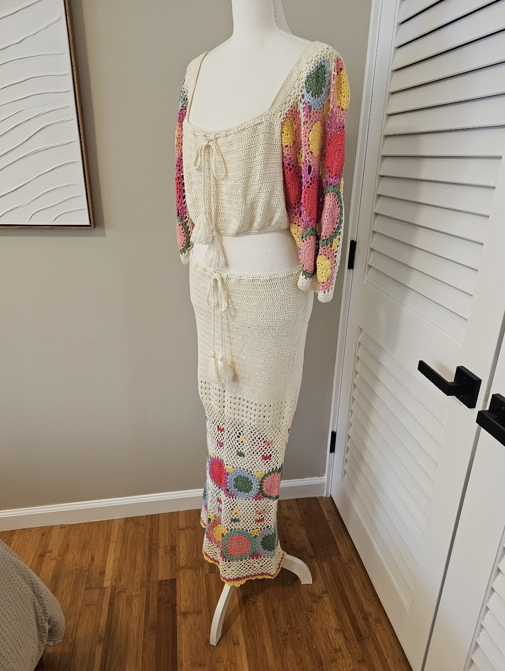 ✨ Spell & The Gypsy Collective Let the Sunshine In Crochet Top & Maxi Skirt Set - Picture 16 of 16